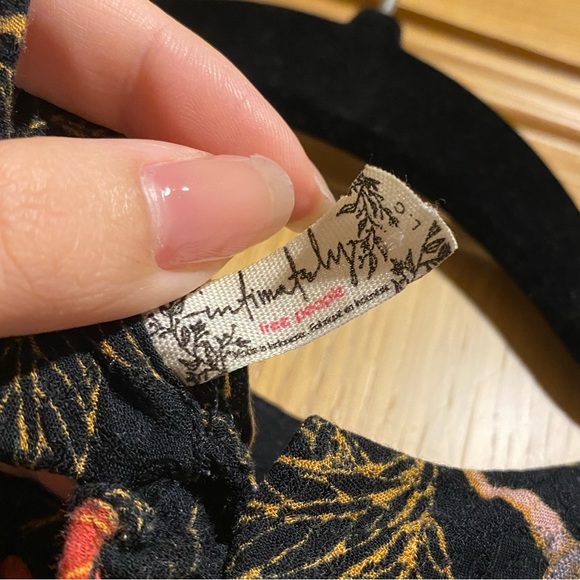 Intimately Free Free People Floral Dress Sz L - Picture 3 of 6